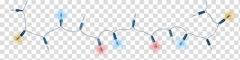 Christmas lights Light-emitting diode , String Lighting transparent background PNG clipart