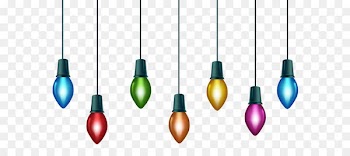 Christmas lights Lighting Christmas decoration Clip art - Christmas Colorful Bulbs PNG Clip Art Image 