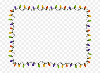 Christmas Lights Png Images - Border Clipart