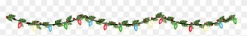 Christmas Lights Png Transparent Images Png All - Christmas Garland Border Transparent