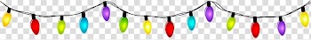 Christmas lights , string light transparent background PNG clipart