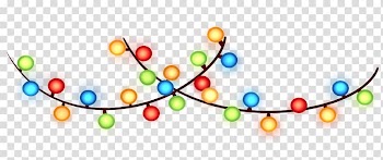 , Christmas Lights transparent background PNG clipart