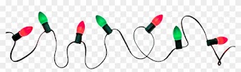Christmas Lights Transparent Png - Strings Of Christmas Lights