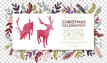 Christmas, Little fresh plant Christmas card transparent background PNG clipart