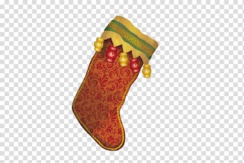 Christmas Materials , brown and red ing transparent background PNG clipart