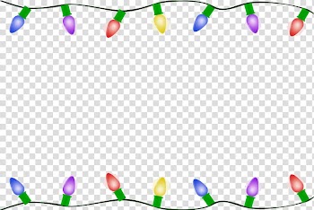 Christmas Materials , string lights illustration transparent background PNG clipart