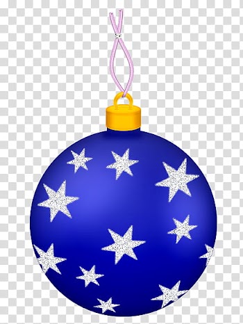 CHRISTMAS MEGA, blue and white Christmas bauble y transparent background PNG clipart