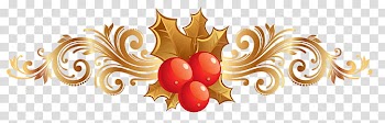 CHRISTMAS MEGA, Christmas garlands illustration transparent background PNG clipart