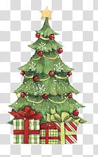 CHRISTMAS MEGA, Christmas tree illustration transparent background PNG clipart