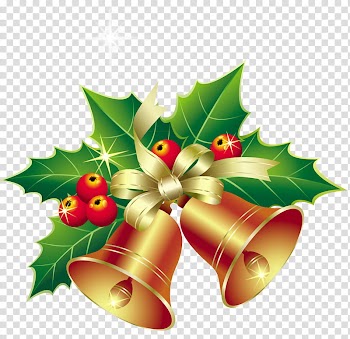 CHRISTMAS MEGA, green, red, and yellow Christmas bells transparent background PNG clipart