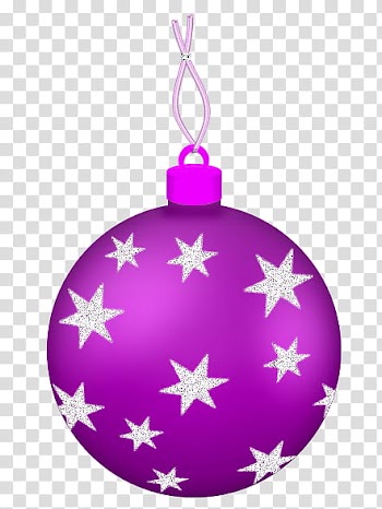 CHRISTMAS MEGA, purple bauble illustration transparent background PNG clipart