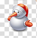 CHRISTMAS MEGA, red and white snowman illustration transparent background PNG clipart