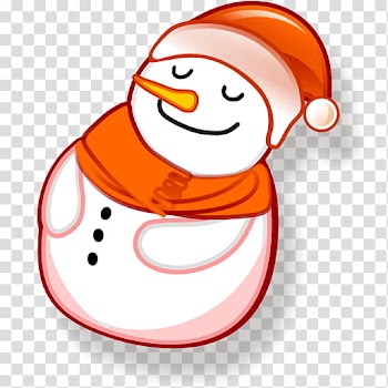 CHRISTMAS MEGA, snowman wearing snow hat illustration transparent background PNG clipart