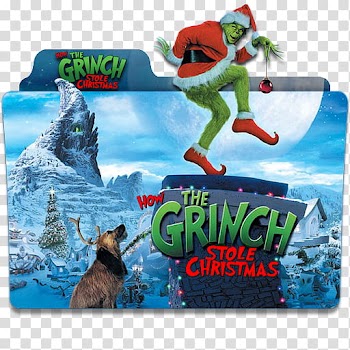 Christmas Movies Collection Folder Icon , The Grinch transparent background PNG clipart