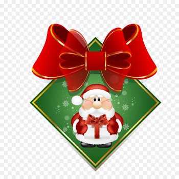 Christmas New Year Gift Saying - Christmas Day Green Cartoon Tag 