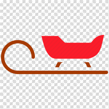 Christmas, new year, santa, sledge, sleigh, travel, winter icon