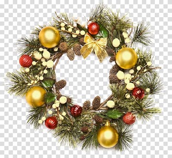 Christmas ornament Advent wreath Garland, christmas transparent background PNG clipart