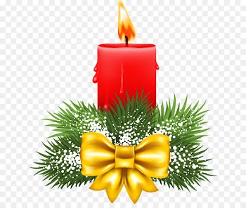 Christmas ornament Candle Clip art - Red candle Christmas decoration pattern 