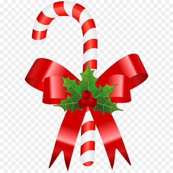 Christmas ornament Candy cane Gift Ribbon - Candy Cane Transparent PNG Clip Art 
