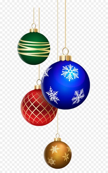Christmas ornament - Christmas Balls Decorating PNG Clip Art Image 