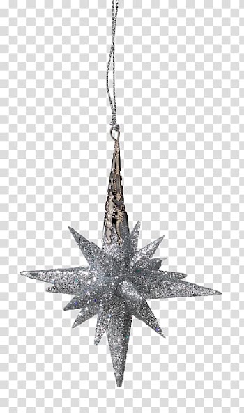 Christmas ornament Christmas Day Jewellery, Silver Glitter Chandeliers transparent background PNG clipart