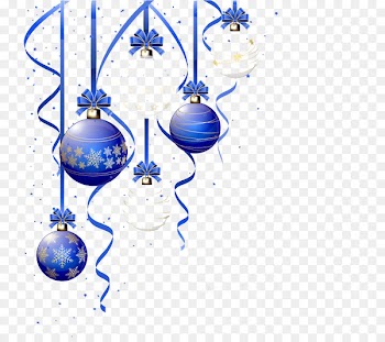 Christmas ornament Christmas decoration Blue and white pottery Illustration - Blue Christmas ball ornaments 