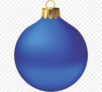 Christmas ornament Christmas decoration Blue Clip art - Transparent Christmas Blue Ornament Clipart 