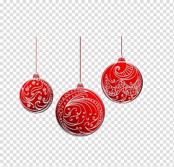 Christmas ornament Christmas decoration Christmas card, Gorgeous Christmas bells transparent background PNG clipart