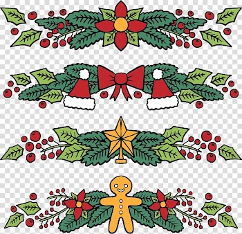 Christmas ornament Christmas decoration, Christmas color separator bar transparent background PNG clipart