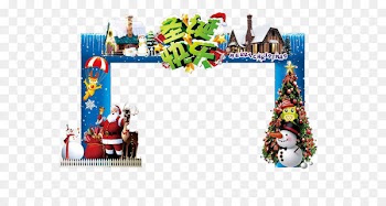 Christmas ornament Christmas decoration - Christmas door first vector 