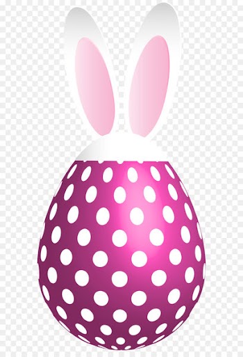 Christmas ornament Christmas decoration Christmas tree Clip art - Easter Dotted Bunny Egg Pink Transparent PNG Clip Art 