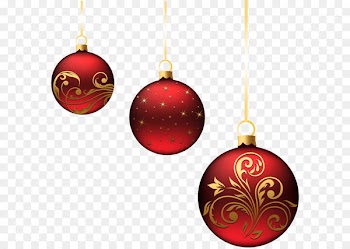 Christmas ornament Christmas decoration Clip art - Christmas Red Balls Ornaments PNG Picture 