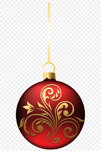 Christmas ornament Christmas decoration Clip art - Large Transparent BlueRed Christmas Ball Ornament PNG Clipart 
