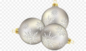 Christmas ornament Christmas decoration Snowflake - Silver Christmas ball 