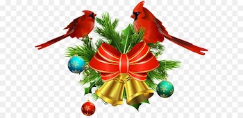 Christmas ornament Christmas decoration Tree Clip art - Christmas Bells and Birds Decor PNG Transparent Clip Art 