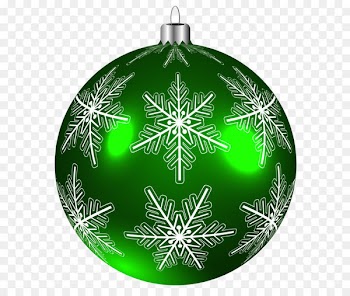 Christmas ornament Clip art - Beautiful Green Christmas Ball PNG Clip-Art Image 