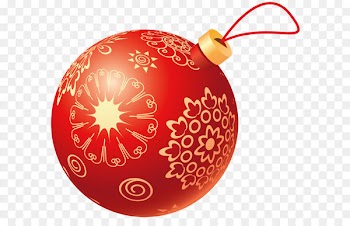 Christmas ornament Clip art - Christmas Transparent Red Christmas Ball PNG Clipart 