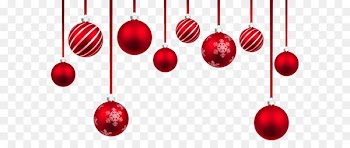 Christmas ornament Clip art - Red Christmas Hanging Balls Decor PNG Clipart Image 