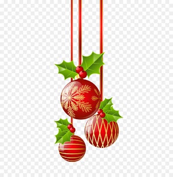 Christmas ornament Common holly - Transparent Christmas Red Ornaments PNG Clipart 