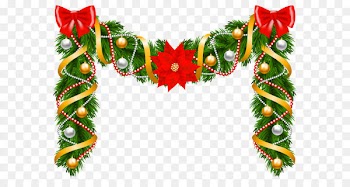 Christmas ornament Fir Christmas tree Pattern - Christmas Deco Garland PNG Clipart Image 