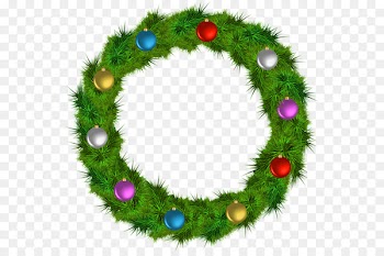 Christmas ornament Fir Spruce Wreath Christmas Day - crhristmas transparency and translucency 