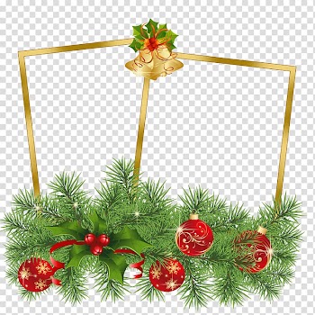 Christmas ornament Frames Christmas tree, christmas transparent background PNG clipart