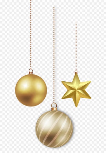 Christmas ornament Gold - Vector Hand-painted Christmas decoration balls 