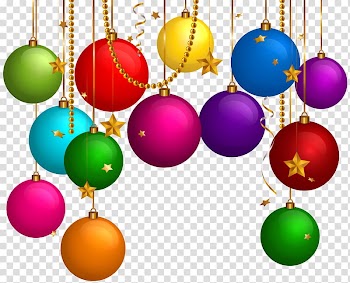 Christmas ornament , Hanging Christmas Balls Decor transparent background PNG clipart