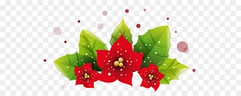 Christmas ornament Leaf - Christmas Poinsetta Decoration PNG Picture 