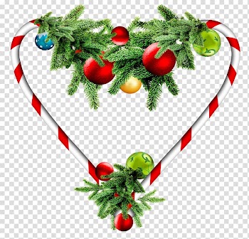 Christmas ornament Love Christmas tree, christmas transparent background PNG clipart