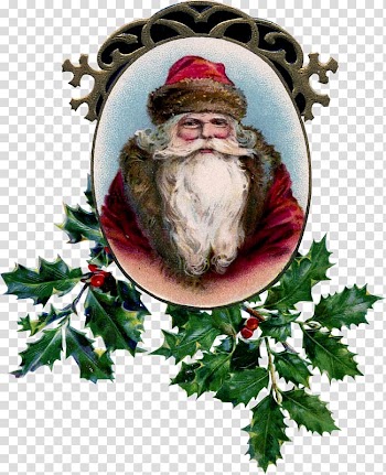 Christmas ornament Santa Claus Christmas card Father Christmas, santa claus transparent background PNG clipart