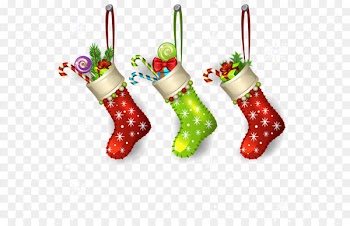 Christmas ornament Santa Claus Clip art - Christmas stocking 