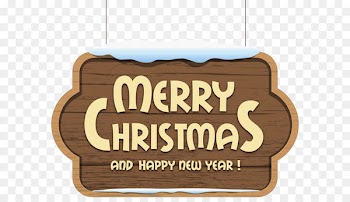Christmas ornament Santa Claus Clip art - Merry Christmas Wooden Sign PNG Clipart Image 