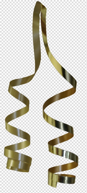 Christmas Ornaments n Ribbons s, gold ribbon transparent background PNG clipart